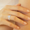 4.00 ct - Radiant  - Solitaire Ring - Image 3